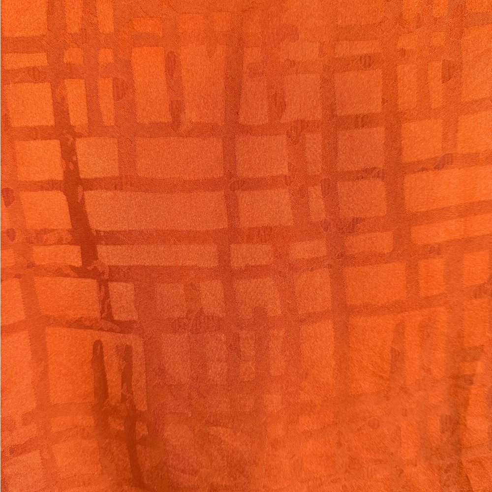 Simons Burnt Orange Crop Top Blouse - Picture 7 of 8